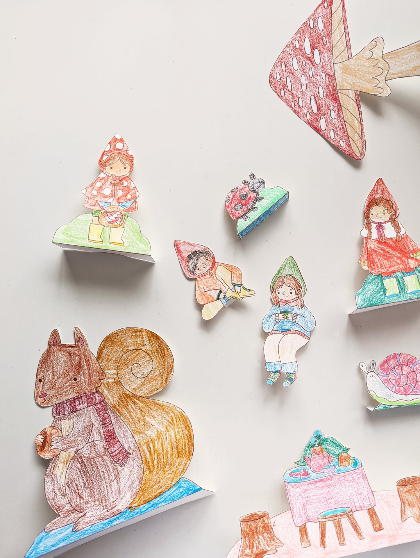 My Fall Friends Printable - Coloring Version