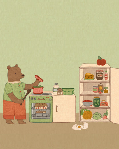 Bake with Bear Printable - Full Color Version