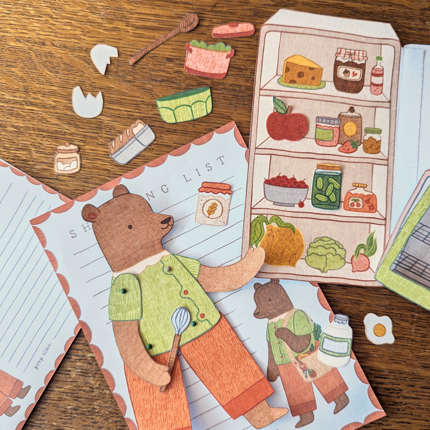 Bake with Bear Printable - Full Color Version