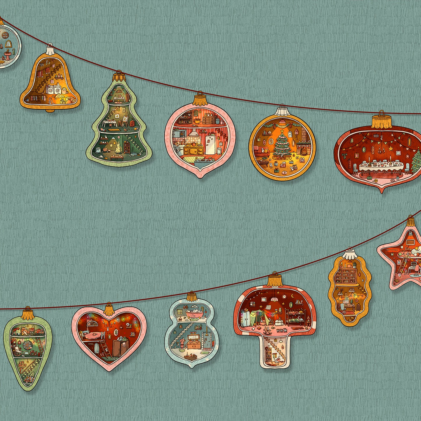 Merry Little Christmas Printable - Full color version