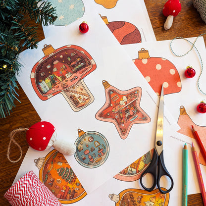 Merry Little Christmas Printable - Full color version
