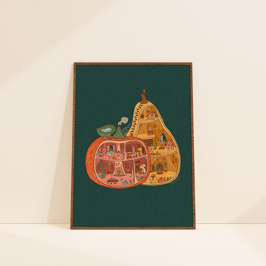 Tiny Pumpkin Cottage - A4