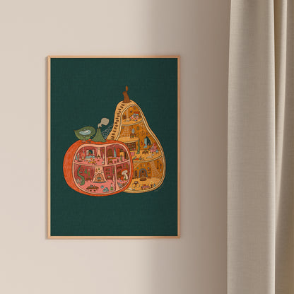 Tiny Pumpkin Cottage - A4