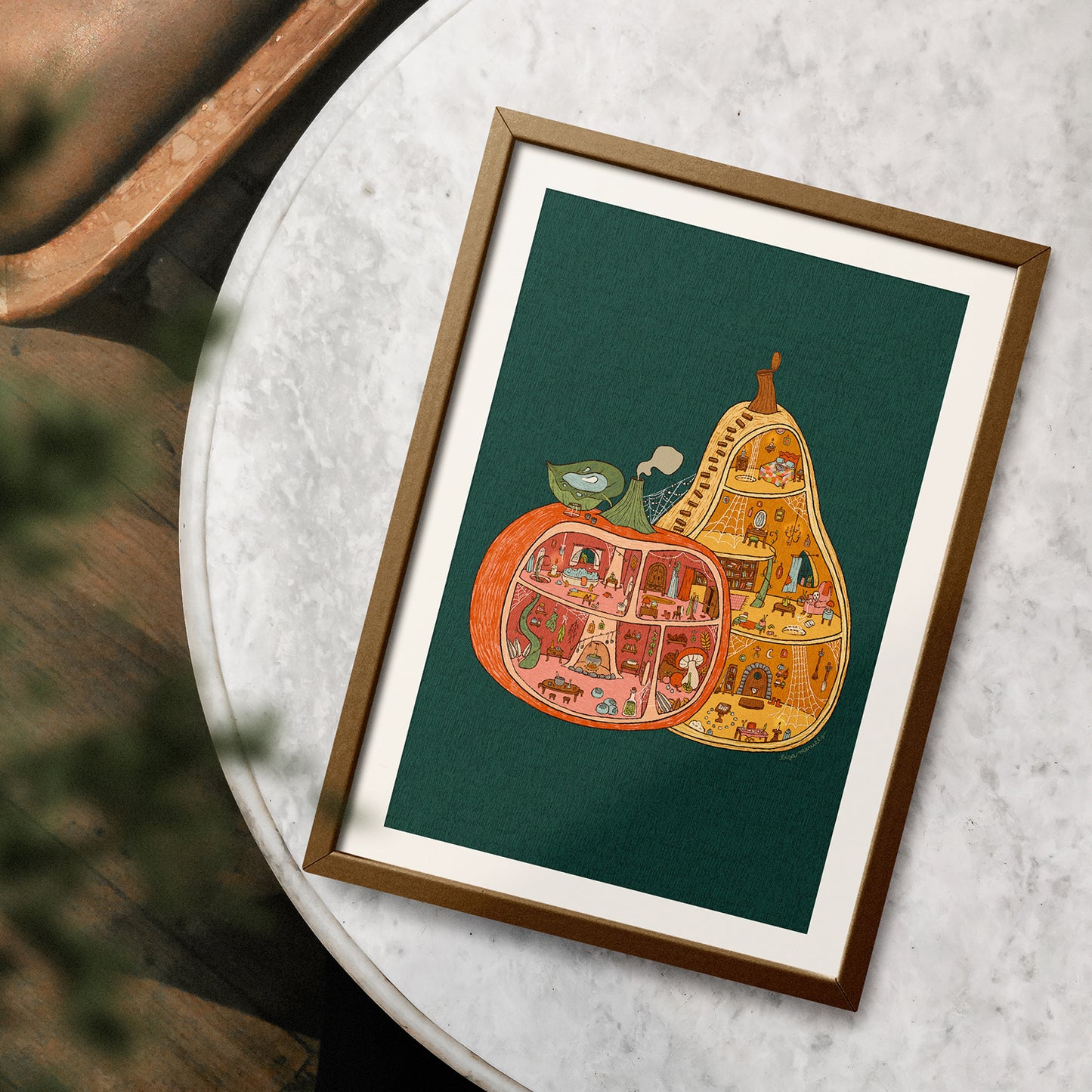 Tiny Pumpkin Cottage - A4